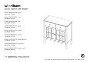 Target Windham WNCBDW2DBK Assembly Instructions Manual