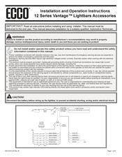Ecco Vantage 12 Series Installation And Operation Instructions