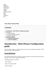 Htek UC804 User Manual