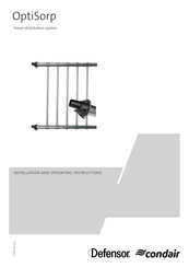 Condair Defensor OptiSorp Installation And Operating Instructions Manual