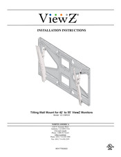 ViewZ VZ-CMK04 Installation Instructions Manual