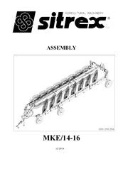 Sitrex MKE/14-16 Assembly Instructions Manual