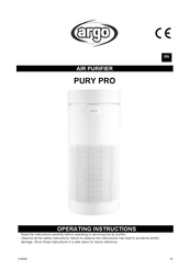 Argo PURY PRO Operating Instructions Manual