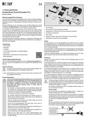 Reely Double Boost Sound Simulator Pro Operating Instructions Manual