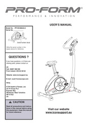 Pro-Form Easy Access 2.0 PFIVEX86023.0 User Manual