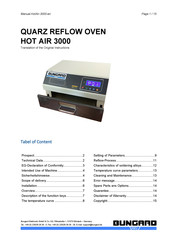 Bungard HOT AIR 3000 Translation Of The Original Instructions