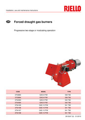 Riello 3754185 Installation, Use And Maintenance Instructions