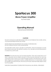 Thrax Audio Spartacus 300 Operating Manual