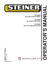Schiller Grounds Care STEINER 450 Operator's Manual