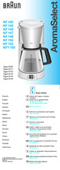 Braun AromaSelect KF 150 Quick Start Manual