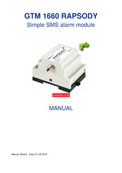 AXELPROD GTM 1660 RAPSODY Manual