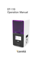 Carima DT-110 Operation Manual