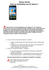 Archos 62 Xenon How-To