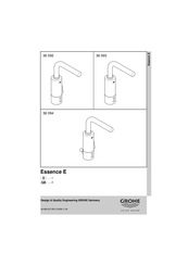 Grohe Essence E 36 092 Manual