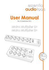 Essential Audio Tools Mains Multiplier 6+ User Manual