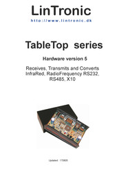 LinTronic TableTop Series Manual