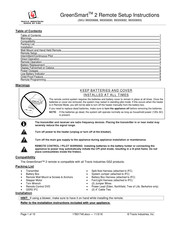 Travis Industries GreenSmart 2 Setup Instructions
