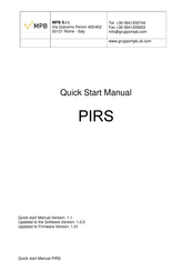 MPB PIRS Quick Start Manual