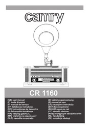 camry CR 1160 User Manual