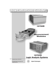 Agilent Technologies 16702B Installation Manual