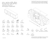 EUROSTYLE Birmingham Sideboard Assembly Instructions Manual