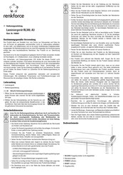 Renkforce 1404841 Operating Instructions Manual