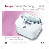 Beurer SensEpil HL100 Instructions For Use Manual