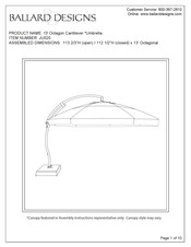 Ballard Designs JU020 Assembly Instructions Manual
