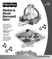 Fisher-Price Link-a-doos Motion & Music Barnyard Gym G4826 Instructions Manual