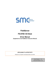 SMC Sierra Monitor FieldServer FS-8700-125 Stulz Manual