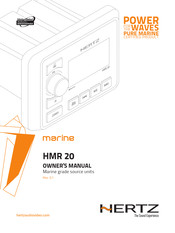 Hertz marine HMR 20 Owner's Manual