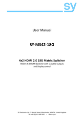 SY SY-MS42-18G User Manual