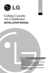 LG JT-C186PLE0 Installation Manual