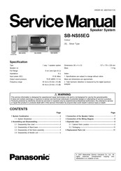 Panasonic SB-NS55EG Service Manual