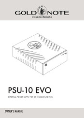 Gold Note PSU-10 EVO Owner's Manual