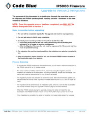 Code Blue IP5000 Firmware Upgrade Instructions