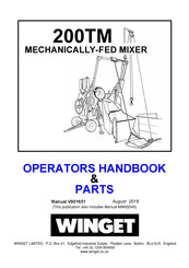 Winget 200TM Operator's Handbook Manual