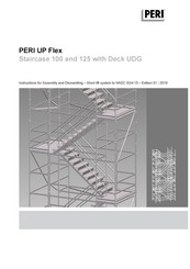 Peri UP Flex Staircase 125 with Deck UDG Instructions For Assembly And Dismantling