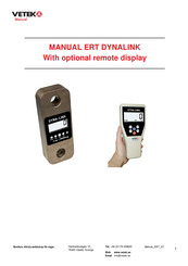 Vetek DYNA-LINK ERT Series Manual