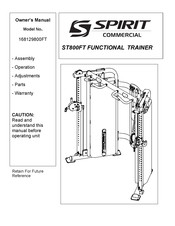 Spirit Commercial ST800FT Owner's Manual