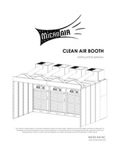 MICRO-AIR CLEAN AIR BOOTH Installation Manual