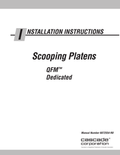 cascade corporation QFM Nstallation Instructions