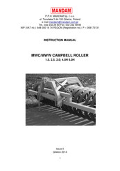 Mandam MWC Series Instruction Manual