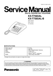 Panasonic KX-T7565AL Service Manual