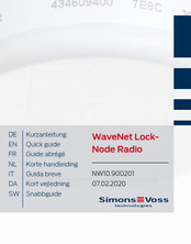 Simons Voss Technologies NW10.900201 Quick Manual