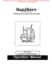 AFFINIS GROUP SanisServ 500 Series Operation Manual