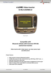 Car-Interface.com r.LINK CI-RL3-UCON8-LV Manual
