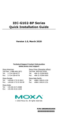 Moxa Technologies IEC-G102-BP Series Quick Installation Manual