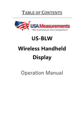 USA Measurements US-BLW Operation Manual