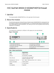 H3C SecPath M9000-S NSQM2FWDFG0 Manual